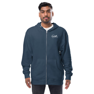 INTL LINE UP Unisex Fleece Zip Up Hoodie